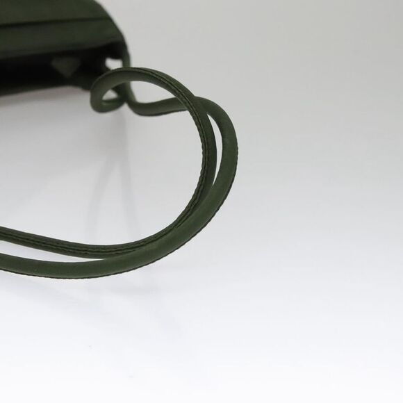 Prada Tall Zip Top Hobo Soft Calf Khaki Nylon Bag (Pre-Owned) - Picture 7 of 16